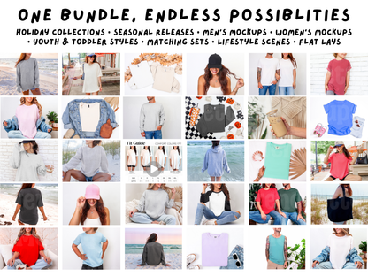 Whole Shop Bundle • 5,000+ Apparel Mockups